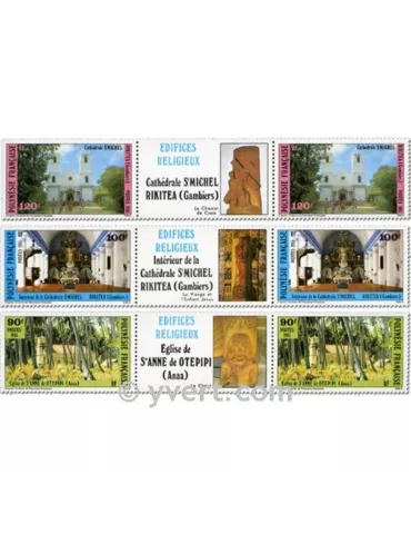 n° 243A/245A -  Timbre Polynésie Poste 2