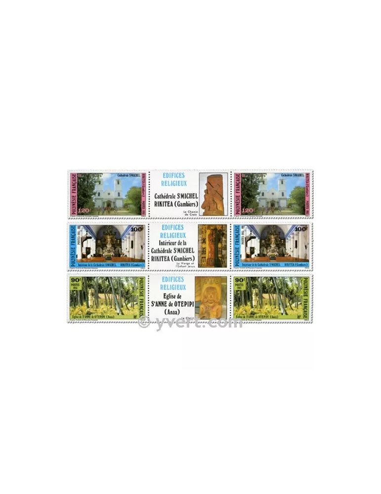 n° 243A/245A -  Timbre Polynésie Poste