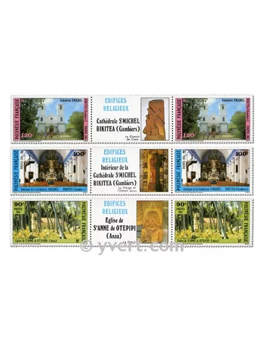 n° 243A/245A -  Timbre Polynésie Poste