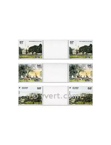 n° 256A/258A -  Timbre Polynésie Poste
