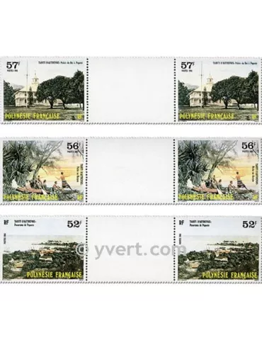 n° 256A/258A -  Timbre Polynésie Poste 2