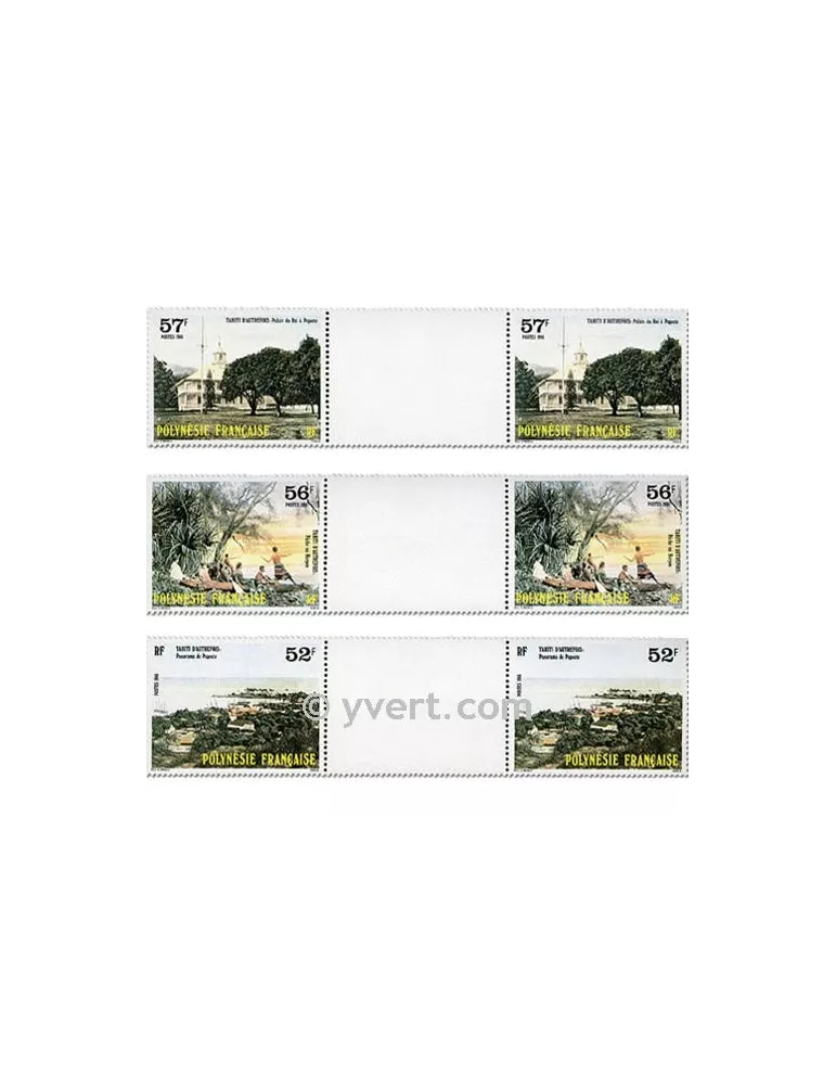 n° 256A/258A -  Timbre Polynésie Poste