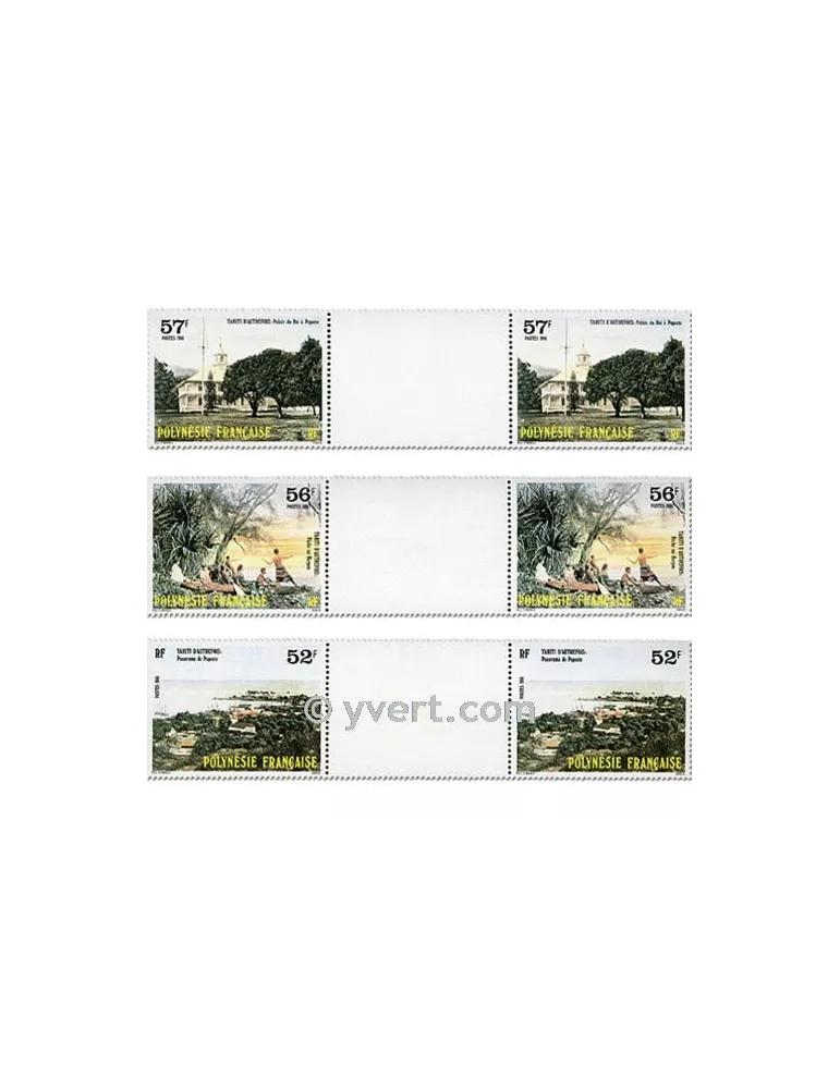 n° 256A/258A -  Timbre Polynésie Poste