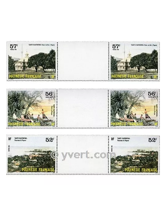 n° 256A/258A -  Timbre Polynésie Poste