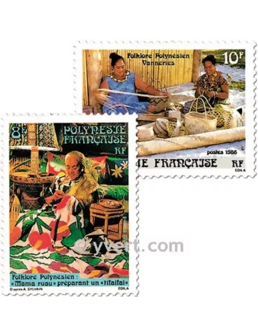 n° 263/265 -  Timbre Polynésie Poste 2