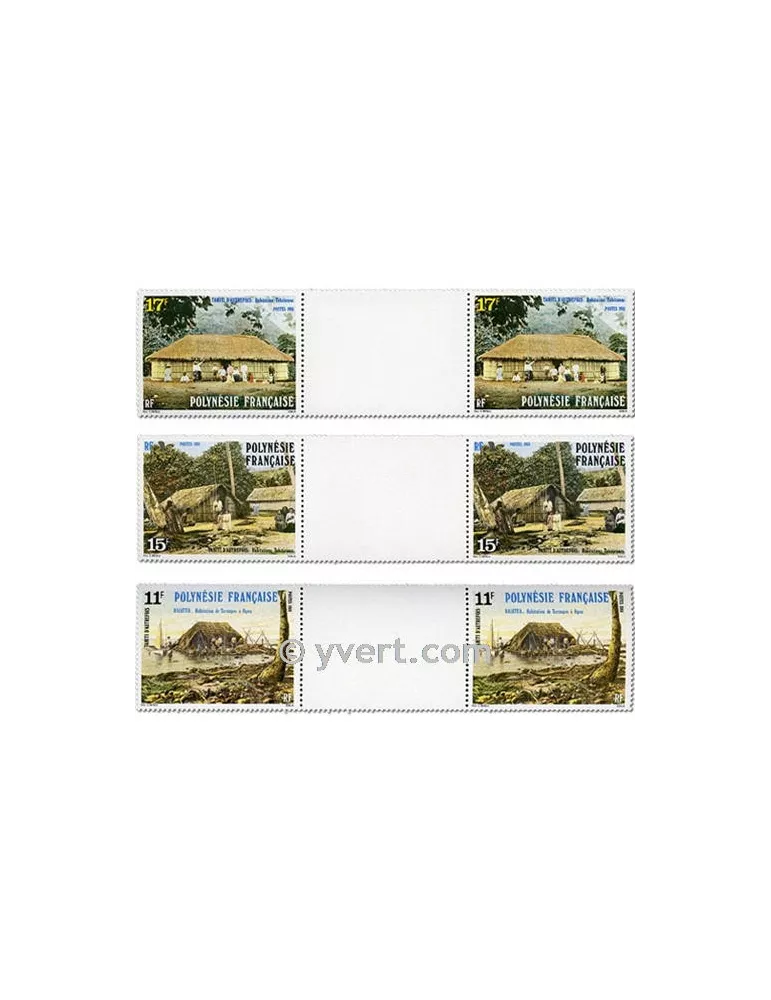n° 299A/301A -  Timbre Polynésie Poste