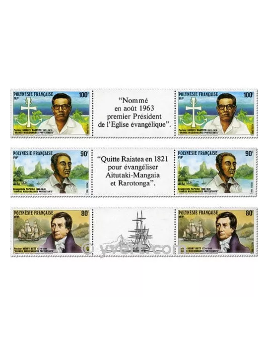 n° 318A/320A -  Timbre Polynésie Poste