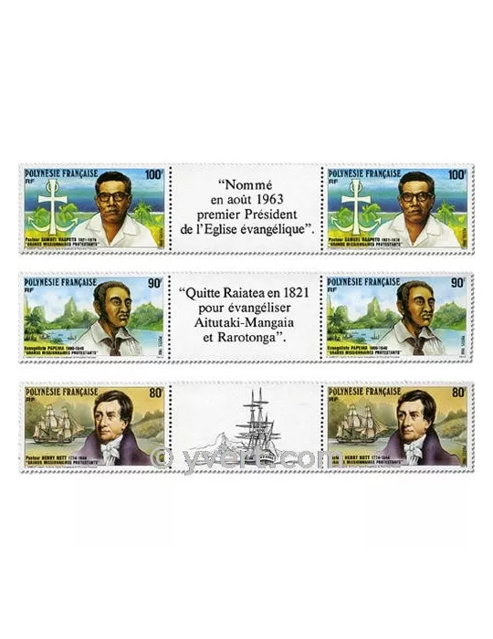n° 318A/320A -  Timbre Polynésie Poste