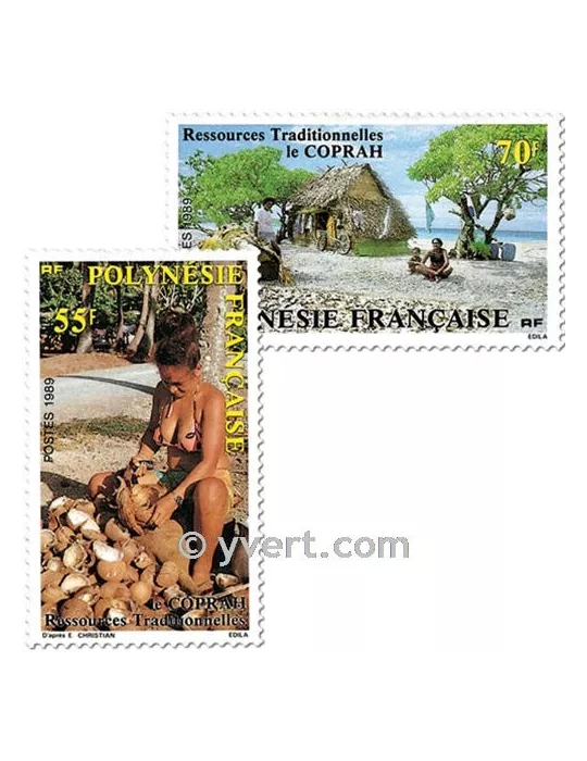n° 326/327 -  Timbre Polynésie Poste