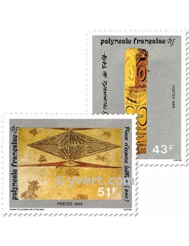 n° 328/330 -  Timbre Polynésie Poste 2