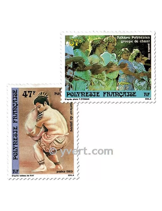 n° 333/335 -  Timbre Polynésie Poste