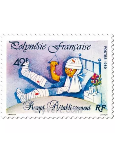 n° 338/342 (BF 16) -  Timbre Polynésie Poste 2