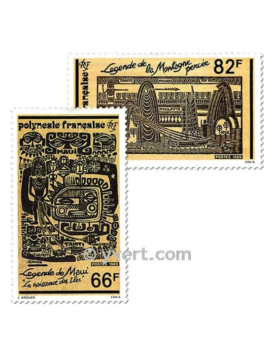 n° 347/349 -  Timbre Polynésie Poste