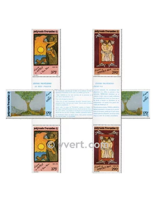 n° 368A/370A -  Timbre Polynésie Poste