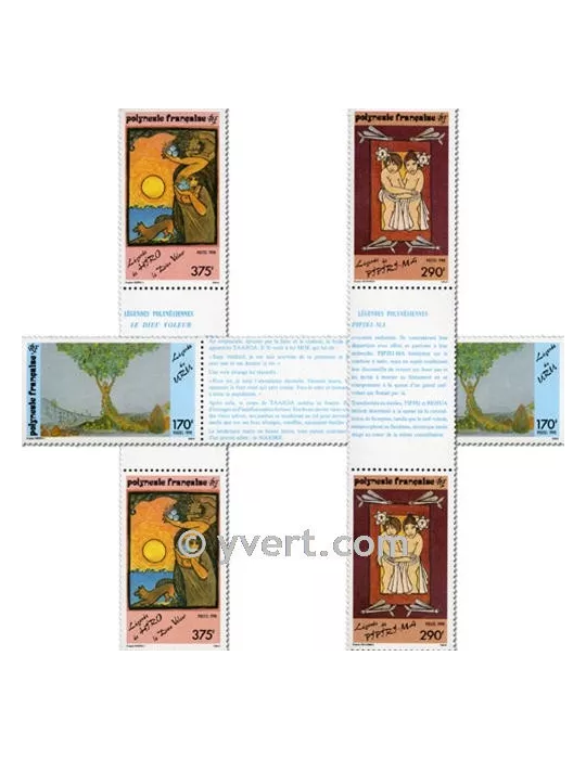 n° 368A/370A -  Timbre Polynésie Poste
