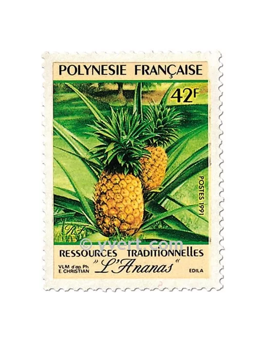 n° 374/375 -  Timbre Polynésie Poste