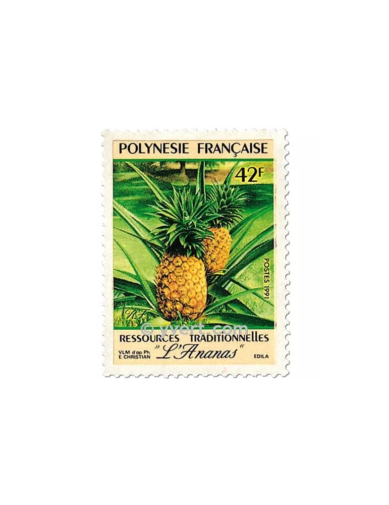 n° 374/375 -  Timbre Polynésie Poste