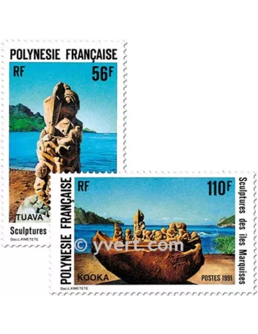n° 386/388 -  Timbre Polynésie Poste 2