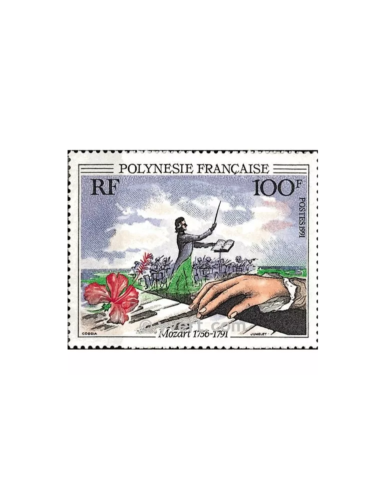 n° 389 -  Timbre Polynésie Poste
