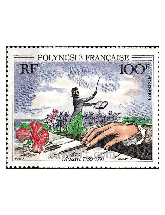 n° 389 -  Timbre Polynésie Poste