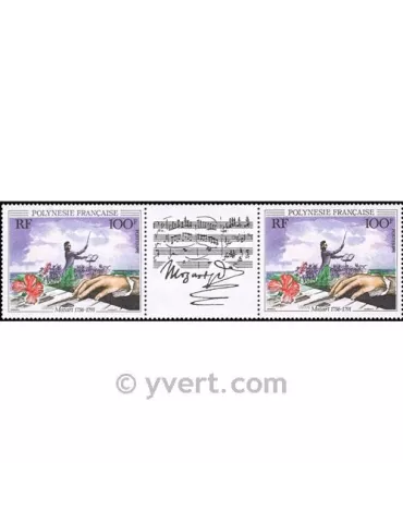 n° 389A -  Timbre Polynésie Poste 2