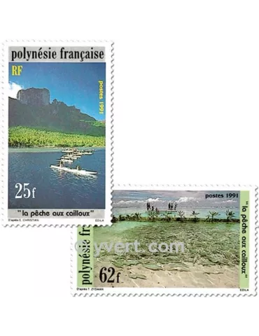 n° 390/392 -  Timbre Polynésie Poste 2