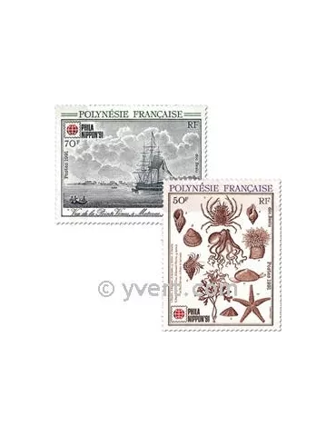 n° 393/394 -  Timbre Polynésie Poste