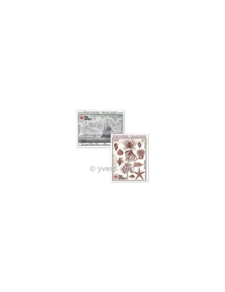 n° 393/394 -  Timbre Polynésie Poste