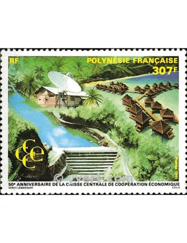 n° 395 -  Timbre Polynésie Poste 2