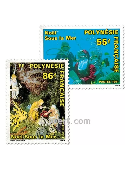 n° 396/398 -  Timbre Polynésie Poste