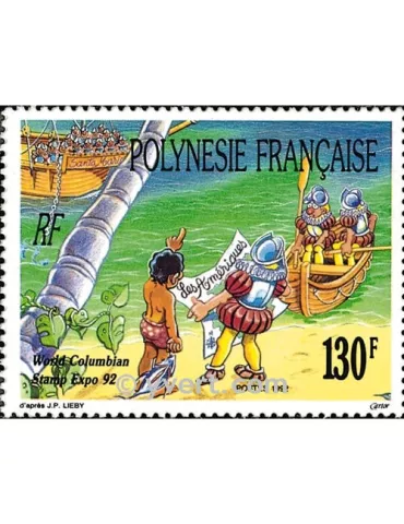 n° 409 -  Timbre Polynésie Poste 2