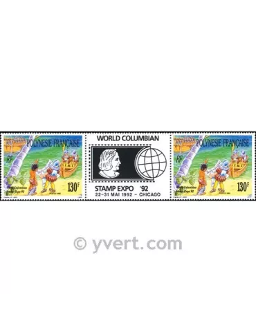 n° 409A -  Timbre Polynésie Poste 2