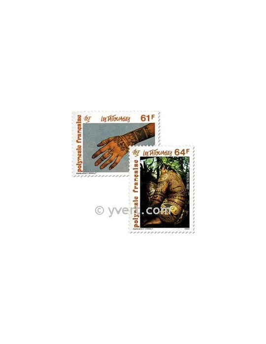 n° 413/414 -  Timbre Polynésie Poste