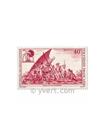 n° 419/420 -  Timbre Polynésie Poste