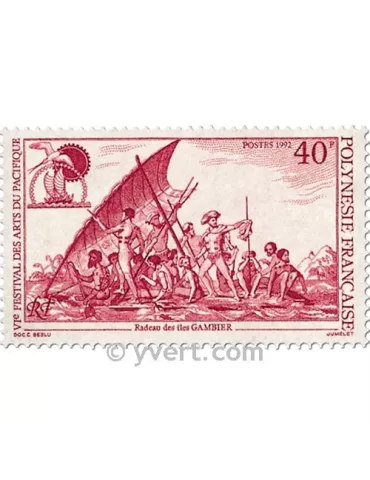 n° 419/420 -  Timbre Polynésie Poste 2