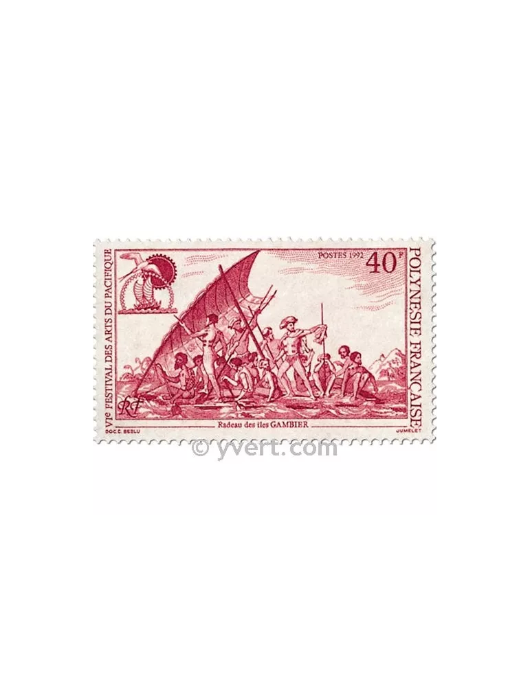 n° 419/420 -  Timbre Polynésie Poste