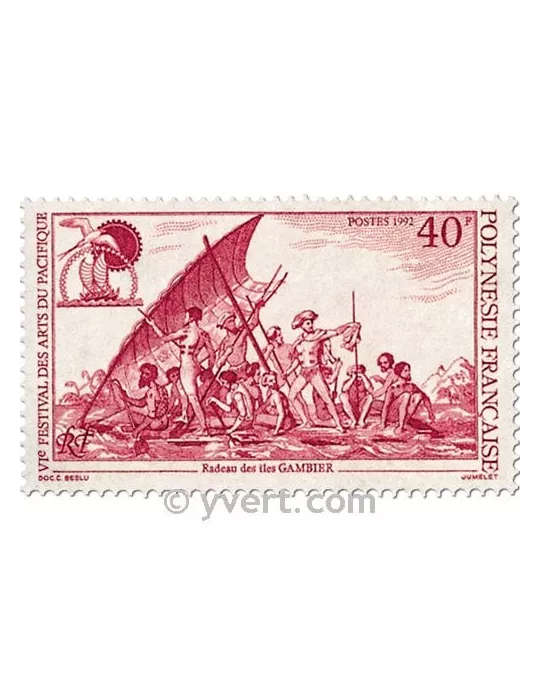 n° 419/420 -  Timbre Polynésie Poste