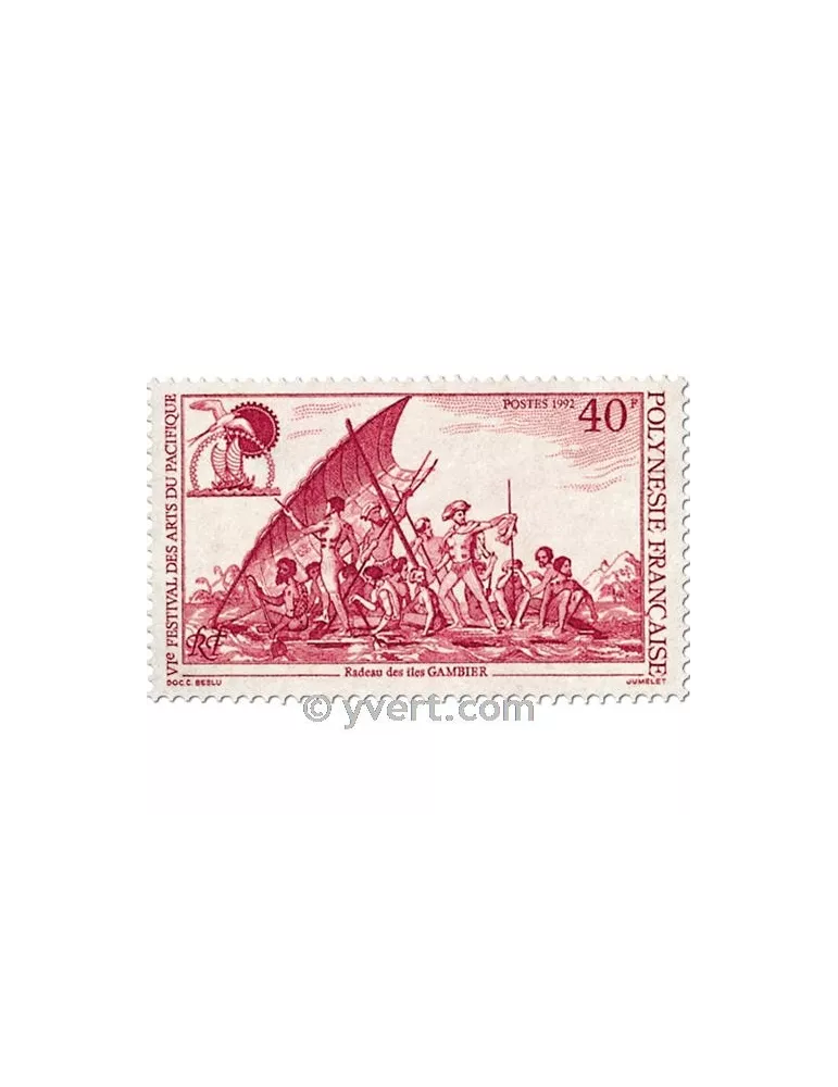n° 419/420 -  Timbre Polynésie Poste