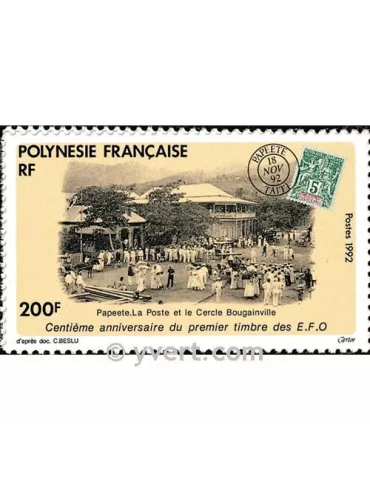 n° 421 -  Timbre Polynésie Poste 2