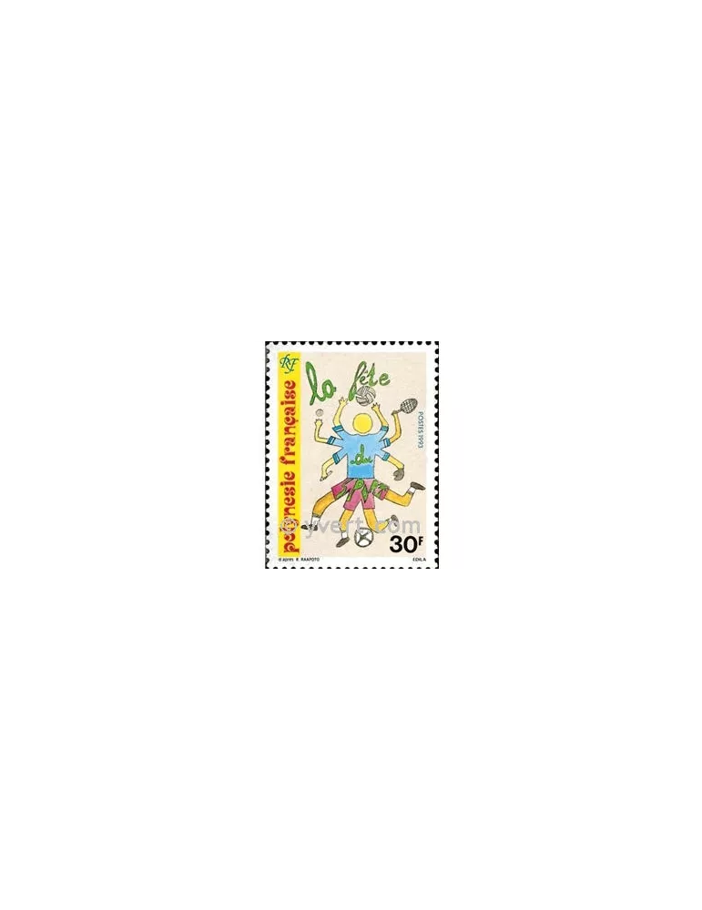 n° 436 -  Timbre Polynésie Poste