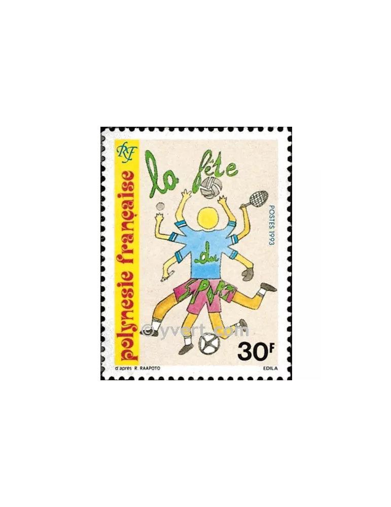 n° 436 -  Timbre Polynésie Poste
