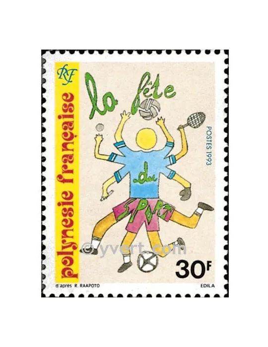 n° 436 -  Timbre Polynésie Poste