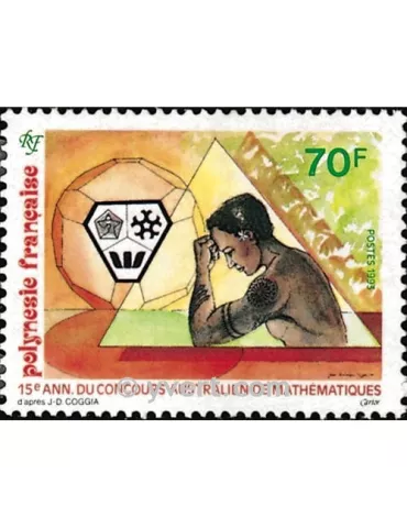 n° 437 -  Timbre Polynésie Poste 2