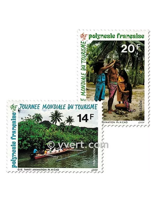 n° 440/442 -  Timbre Polynésie Poste