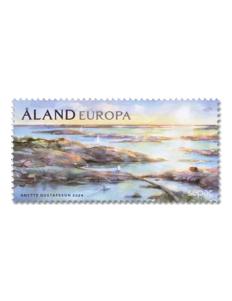 n° 554 - Timbre ALAND Poste
