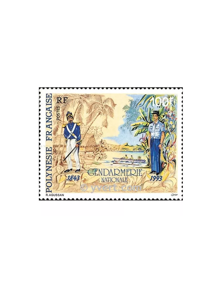 n° 443 -  Timbre Polynésie Poste