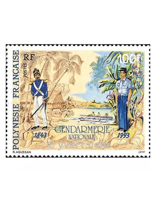 n° 443 -  Timbre Polynésie Poste