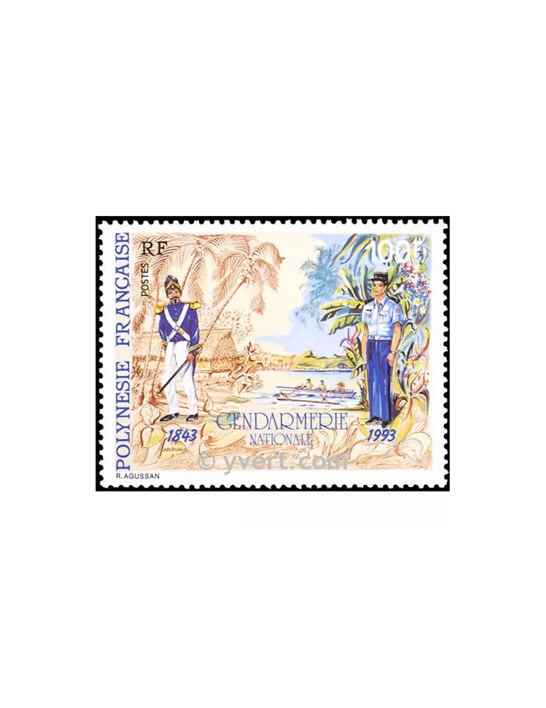 n° 443A -  Timbre Polynésie Poste