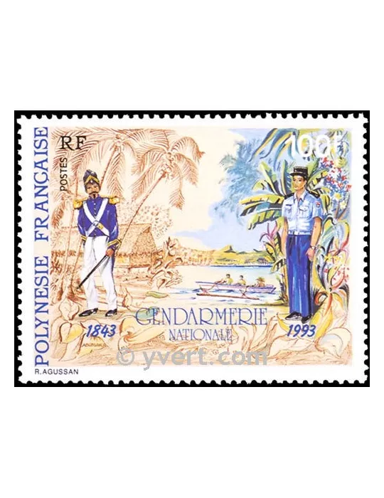 n° 443A -  Timbre Polynésie Poste