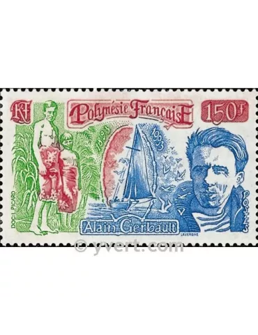 n° 444 -  Timbre Polynésie Poste 2